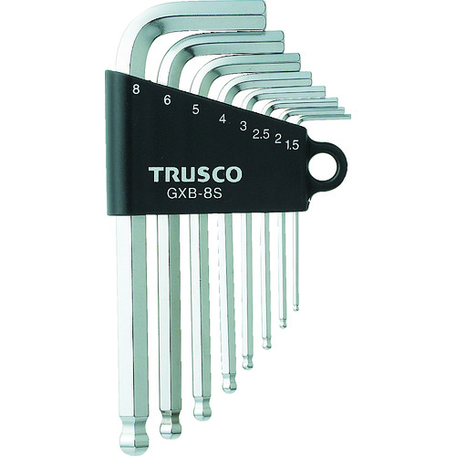 【TRUSCO】ＴＲＵＳＣＯ　ボールポイント六角棒レンチセット　８本組